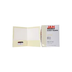 JAM Paper Laminated Two-Pocket Glossy Presentation Folders Ivory Bulk 25/Pack 385GIVD -Office Supplies Store GUEST 3aefe609 b925 483d b37b beec4e658e76