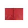 JAM Paper Plastic Two-Pocket School POP Folders W/Metal Prongs Fasteners Red 382ECREDB