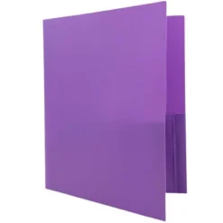JAM 6pk POP 2 Pocket School Presentation Plastic Folders Purple -Office Supplies Store GUEST 3cbe0f57 7b25 4832 bda4 c3041c07b0b7