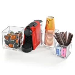 Azar Displays 4", 5", 6" Deluxe Clear Acrylic Square Cube Bin Set For Counter -Office Supplies Store GUEST 3cc1a323 a2ff 434e b026 ea9e4e77f275