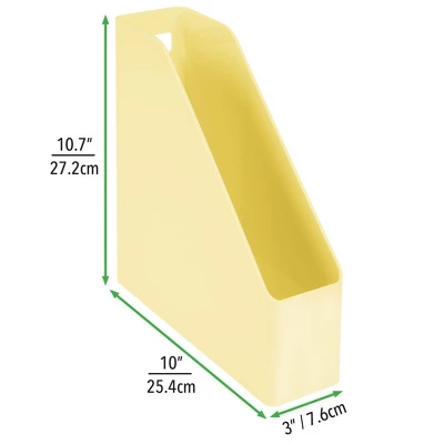 MDesign Plastic File Folder Bin, Office Desktop Organizer, 2 Pack 6 MDesign Plastic File Folder Bin, Office Desktop Organizer, 2 Pack - Image 6