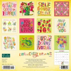Willow Creek Press 2024 Wall Calendar 12"x12" Life Is Crazy But So Am I