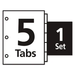 Avery Index Maker Print & Apply Clear Label Plastic Dividers 5-Tab Letter 11449 -Office Supplies Store GUEST 3e06177c eec2 492d 835e 983be7bc3f93