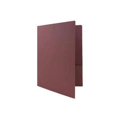 JAM Paper 2-Pocket School Folders Burgundy 100/Pack (166628527CZ) 3 JAM Paper 2-Pocket School Folders Burgundy 100/Pack (166628527CZ) - Image 3