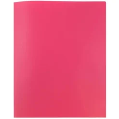 JAM 6pk POP 2 Pocket School Presentation Plastic Folders Pink -Office Supplies Store GUEST 40203292 9d62 4f0d bf2f a768984c4966