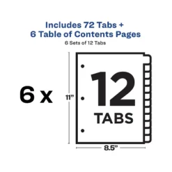 Avery Pre-Printed 12-Tab Numeric Dividers Customizable 11824 10 Avery Pre-Printed 12-Tab Numeric Dividers Customizable 11824 -Office Supplies Store GUEST 407fe08e b695 4129 a172 8f8ee47a8763