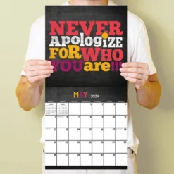 TF Publishing 2024 Wall Calendar 12"x12" Chalk It Up -Office Supplies Store GUEST 41259625 26d2 43fc 811b 65d8811f8acf