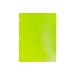 JAM Paper Laminated Glossy 3 Hole Punch Two-Pocket School Folders Lime Green 385GHPLID -Office Supplies Store GUEST 41db2941 0b07 4ffb 8de7 471bc5e72392 1
