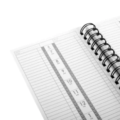 Juvale 200 Page Salon Appointment Book For Hair Stylist, Undated, Daily Planner, Hourly Spiral Book, Marble Design, 2 Columns, 14 X 5 In -Office Supplies Store GUEST 432c66f9 5d32 4a8e 85c1 7dbb13b6cfcb