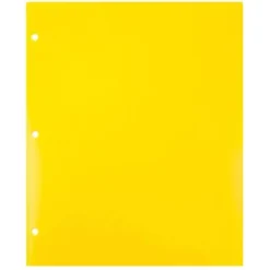 JAM 6pk Heavy Duty 3 Hole Punch 2 Pocket School Presentation Paper Folder Yellow -Office Supplies Store GUEST 454ccf9d 4388 4d8b b8e8 07904a4bbc89