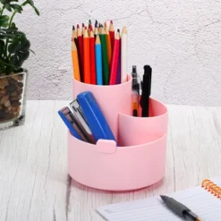 Unique Bargains Rotary Pen Holder 3 Slots 360 Degree Makeup Brush Desktop Stationery Organizer For Office Home 8 Unique Bargains Rotary Pen Holder 3 Slots 360 Degree Makeup Brush Desktop Stationery Organizer For Office Home -Office Supplies Store GUEST 46657005 a648 42d9 81c6 a2484349c90a