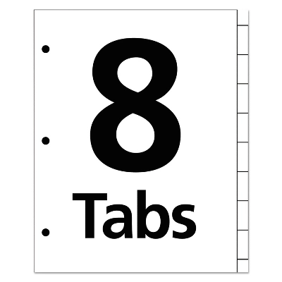 Avery Index Maker Print & Apply Clear Label Sheet Protector Dividers 8-Tab Letter 75501 4 Avery Index Maker Print & Apply Clear Label Sheet Protector Dividers 8-Tab Letter 75501 - Image 4