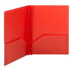 Smead Poly Two-Pocket Folder W/Fasteners 11 X 8 1/2 Red 25/Box 87727 -Office Supplies Store GUEST 4a226991 749d 452a b991 68a1d3891843