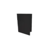 LUX 9 X 12 Presentation Folders Standard Two Pocket Black Linen 50/Pack (PF-BLI-50)