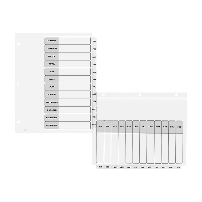 Avery Pre-Printed Monthly Dividers Customizable Table 11826 1 Avery Pre-Printed Monthly Dividers Customizable Table 11826