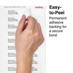 Staples Laser/Inkjet Address Labels 1"H X 2 5/8"W White 30 Labels/Sheet 573946 -Office Supplies Store GUEST 4c25f063 1f26 48bf bb46 f7149a080df3