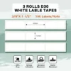 Maison Products D30 Thermal Self-Adhesive Label, Compatible With D30 Label Printer 160 Labels/Roll