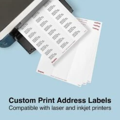 Staples Laser/Inkjet Address Labels 1"H X 2 5/8"W White 30 Labels/Sheet 573946 -Office Supplies Store GUEST 4d45176d df6e 4665 95cb fd099a4389c4