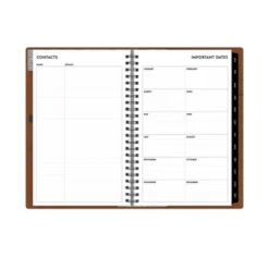 ASMBLD 2024 Refillable Planner 5"x8" Weekly/Monthly Faux Leather Tan -Office Supplies Store GUEST 50042ba3 d7c6 464a afdb b76544c2bffe