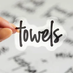 Talented Kitchen 141 Laundry Room Labels For Jars - Preprinted Black Script Stickers For Closet, Bathroom Organization (Water Resistant) -Office Supplies Store GUEST 5169cd07 fa77 4b95 b84f 41834a2339c3