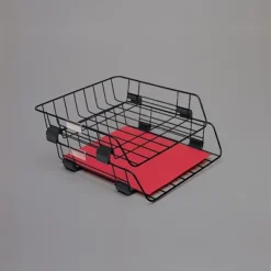 Fellowes Front Load Wire Desk Tray Wire Black 66112