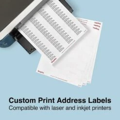 MyOfficeInnovations Laser/Inkjet Address Labels 1/2" X 1 3/4" Clear 80 Labels/Sheet 575762 -Office Supplies Store GUEST 586e2000 73ed 421f 9123 e6476b397342
