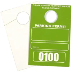 Juvale 100 Pack Temporary Parking Permit Hang Tags Numbered 0001- 0100, Hanging Passes For Car Mirrors, Bulk, Green, 3.15 X 4.75 In -Office Supplies Store GUEST 596dc57c 9ecb 4d1e 811d 119769160e48