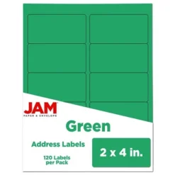 JAM Paper Mailing Labels 2" X 4" 120ct -Office Supplies Store GUEST 5b65d249 0449 4127 ab8a f2f9346bb14e