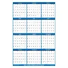 SwiftGlimpse 2024 Yearly Wall Calendar & Planner 32"x48" Navy Blue