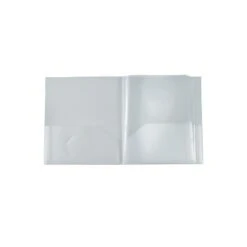 JAM Paper 10-Pocket Heavy Duty Folders Clear 3/Pack (389MP10clc) 389MP10CLC