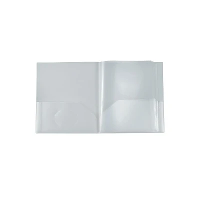 JAM Paper 10-Pocket Heavy Duty Folders Clear 3/Pack (389MP10clc) 389MP10CLC 1 JAM Paper 10-Pocket Heavy Duty Folders Clear 3/Pack (389MP10clc) 389MP10CLC
