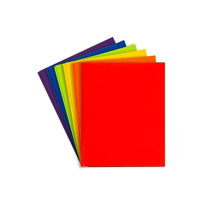 JAM Paper Two-Pocket School Folders With 3 Fasteners Assorted Colors 385GCASSRT 1 JAM Paper Two-Pocket School Folders With 3 Fasteners Assorted Colors 385GCASSRT