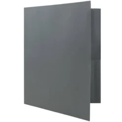 JAM 6pk POP 2 Pocket School Presentation Plastic Folders With Prong Fasteners Gray 6 JAM 6pk POP 2 Pocket School Presentation Plastic Folders With Prong Fasteners Gray -Office Supplies Store GUEST 613aade3 70cc 45fa 87b1 24d17c28135d 1