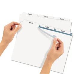 Avery Print & Apply Clear Label Dividers W/White Tabs 3-Tab Letter 5 Sets 11435 -Office Supplies Store GUEST 616c9b55 1679 480f 85aa c6216cc1f874