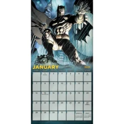 Trends International Inc. 2023-24 Wall Calendar 12"x12" DC Comics The Batman - Comic