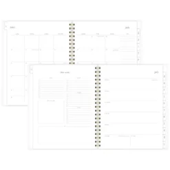 2022-23 Academic Planner Weekly/Monthly Frosted 11"x8.5" Pink Stars - Sugar Paper Essentials