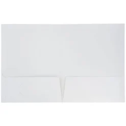 JAM 6pk Glossy Paper Folder 2 Pocket - White -Office Supplies Store GUEST 629dec9a 803a 4da8 a11e a58e79fd6ed1