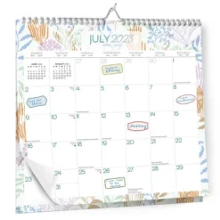 Plato 2023-2024 Wall Calendar 12"x12" Seaside Currents -Office Supplies Store GUEST 6444a94c 046d 4274 b215 ff4edd2232a4