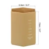 Unique Bargains Pencil Holder Plastic Hexagon Pen Cup Stationery Organizer For Office Desktop