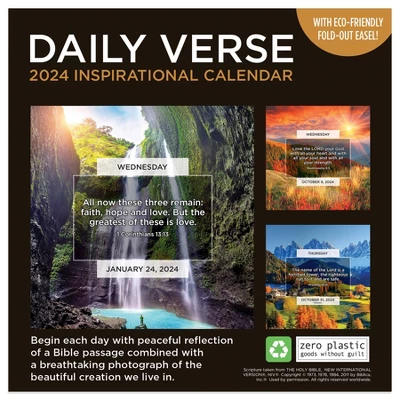TF Publishing 2024 Daily Desktop Calendar 5.25"x5.25" Daily Verse 5 TF Publishing 2024 Daily Desktop Calendar 5.25"x5.25" Daily Verse - Image 5