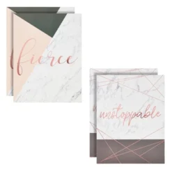 Paper Junkie 12-Pack Inspirational 2 Pocket Folders For Marble Print Office Supplies, 6 Decorative Rose Gold Motivational Designs For School, 12x9 In -Office Supplies Store GUEST 655fac45 6ecd 43c0 9fce 49a1c732127f