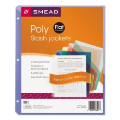 Smead Organized Up Poly Slash Jackets Letter Assorted 5/Pack 89505 12 Smead Organized Up Poly Slash Jackets Letter Assorted 5/Pack 89505 -Office Supplies Store GUEST 667e7fae e263 4b44 a024 29ec3c497420