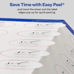 Avery Oval Print-to-the-Edge Easy Peel Labels Laser Matte White 2 X 3 1/3 80/Pack 22829 -Office Supplies Store GUEST 6785210e 3801 4745 be94 7cbd43e4014f