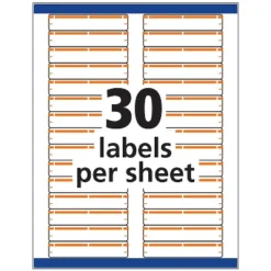 Avery Permanent File Folder Labels TrueBlock Inkjet/Laser Orange Border 750/Pack 5166 -Office Supplies Store GUEST 6a18b54e 3fad 466e b6cd a91333bc8ee0
