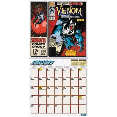 Trends International Inc. 2023-24 Wall Calendar 12"x12" Marvel Comics 1 Trends International Inc. 2023-24 Wall Calendar 12"x12" Marvel Comics