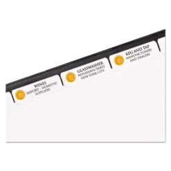 Avery Print & Apply Clear Label Dividers W/White Tabs 5-Tab Letter 5 Sets 11492 -Office Supplies Store GUEST 6abb304d 585c 4dd1 a598 1f02fbbd3a11