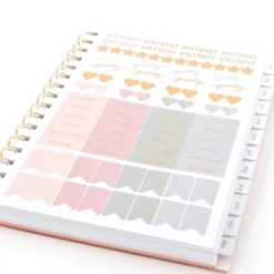 Sugar Paper Essentials 2024 Planner 8.5"x6.5" Weekly/Monthly Frosted Pink -Office Supplies Store GUEST 6ac39ba9 03db 4101 9f63 c57efbc55dbe