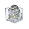Azar Displays 5" Deluxe Clear Acrylic Square Cube Bin For Counter, 2-Pack