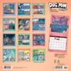 Browntrout 2024 Wall Calendar 12"x12" Dog Man