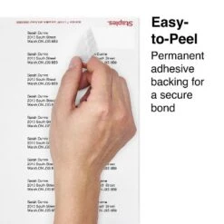 Staples Laser/Inkjet Address Labels 1" X 2 5/8" Clear 30 Labels/Sheet 575748 -Office Supplies Store GUEST 6d07edab 7ce2 4452 a8a0 8801795be364 1